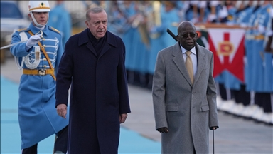 Cumhurbaşkanı Erdoğan, Nijerya Cumhurbaşkanı Tinubu'yu resmi törenle karşıladı