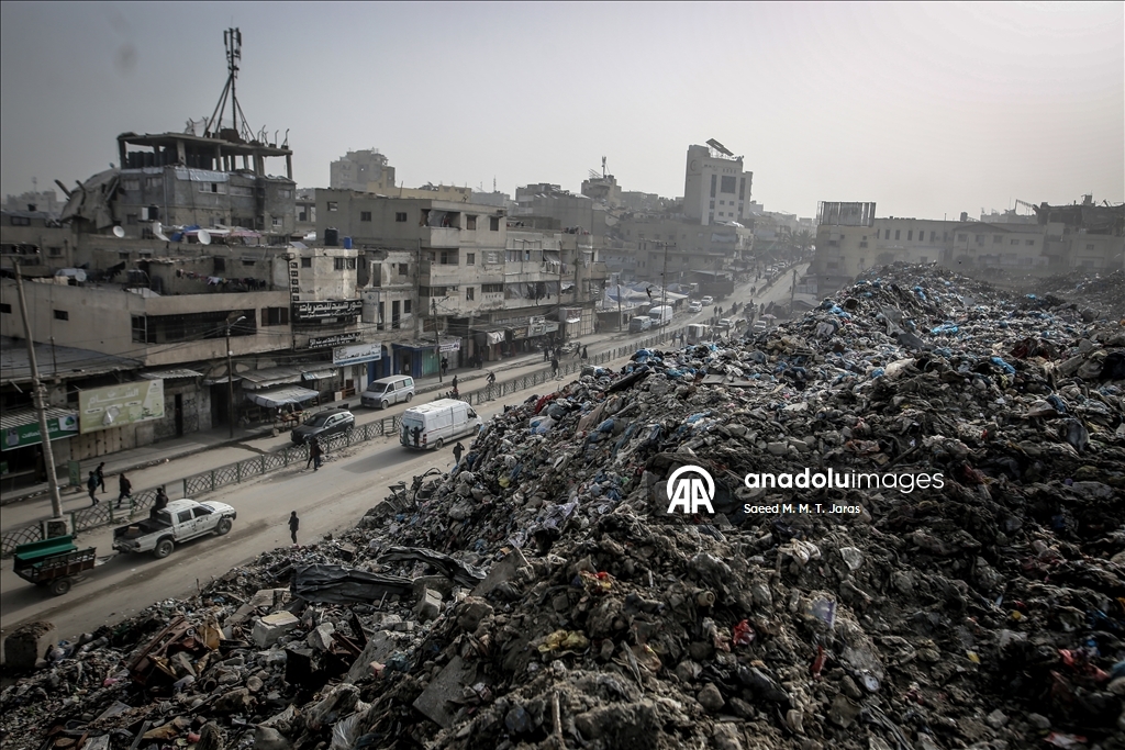 Smeće se nastavlja gomilati u Pojasu Gaze