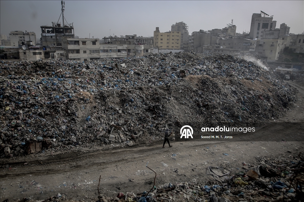 Smeće se nastavlja gomilati u Pojasu Gaze