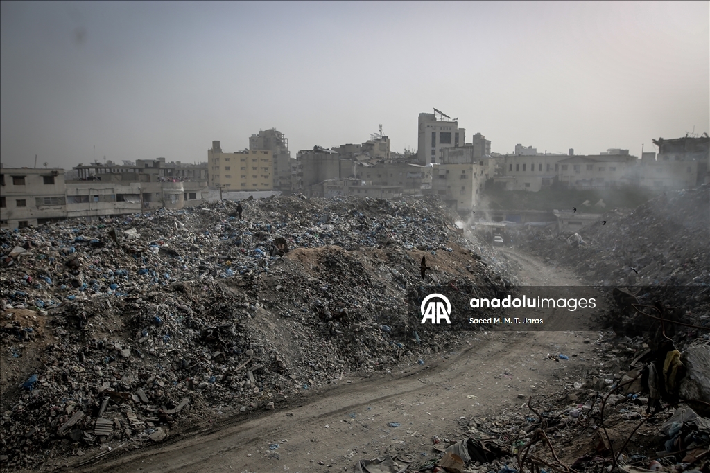 Smeće se nastavlja gomilati u Pojasu Gaze