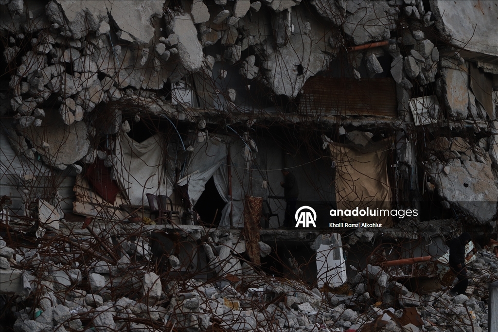 Gazze’nin kuzeyindeki Cibaliya Mülteci Kampı’nda günlük yaşam