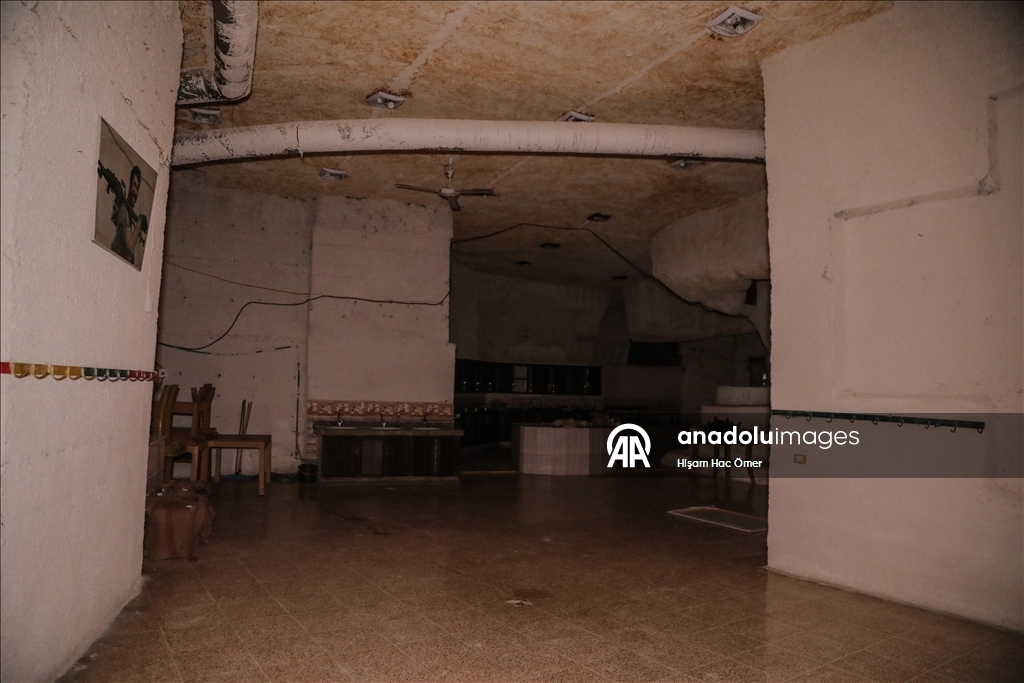 SDF's three-story “underground city,” uncovered