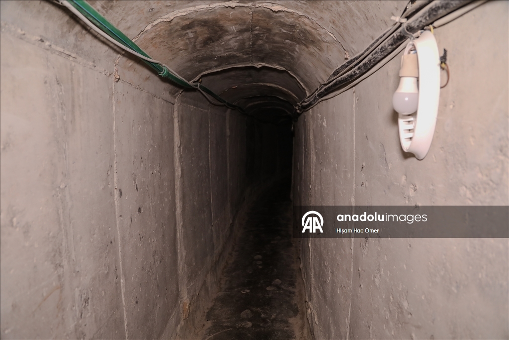 SDF's three-story “underground city,” uncovered