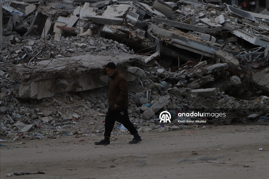 Gazze’nin kuzeyindeki Cibaliya Mülteci Kampı’nda günlük yaşam