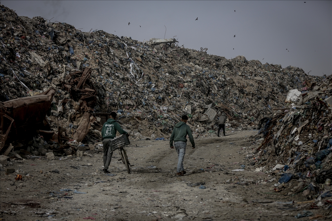 Smeće se nastavlja gomilati u Pojasu Gaze 