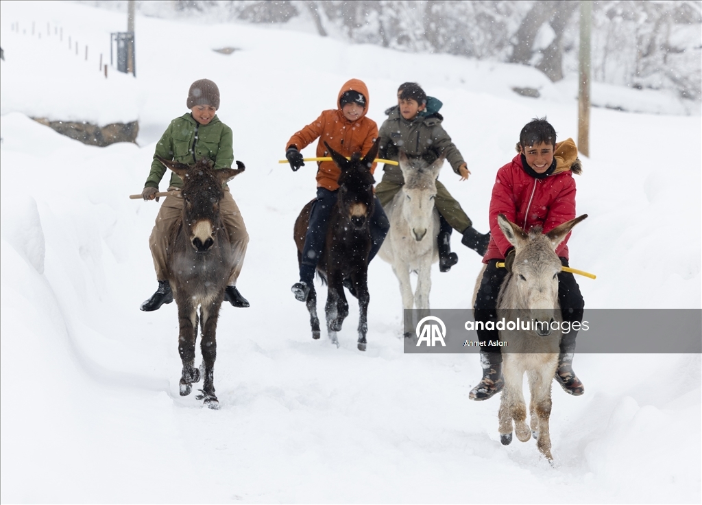 Karlıova’da atçılık geleneği çocukların oyunlarına yansıyor