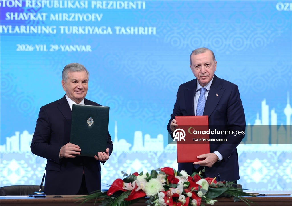 Türkiye ile Özbekistan arasında anlaşmalar imzalandı