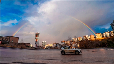 Rainbow in Turkish capital