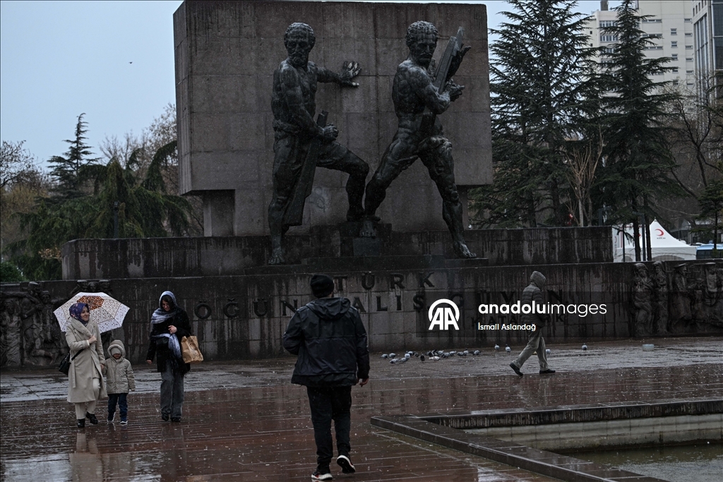 Ankara'da yağmur