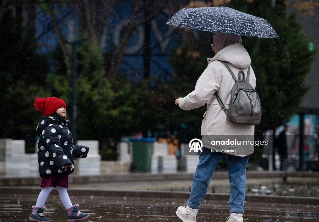 Ankara'da yağmur