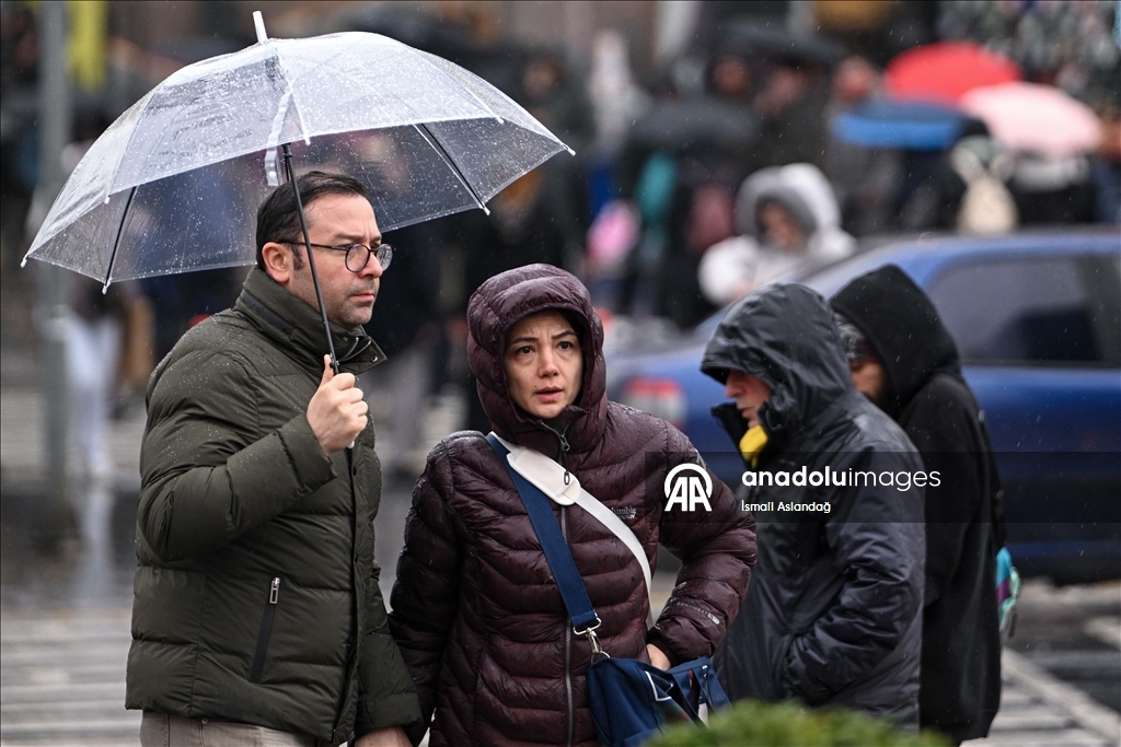 Ankara'da yağmur