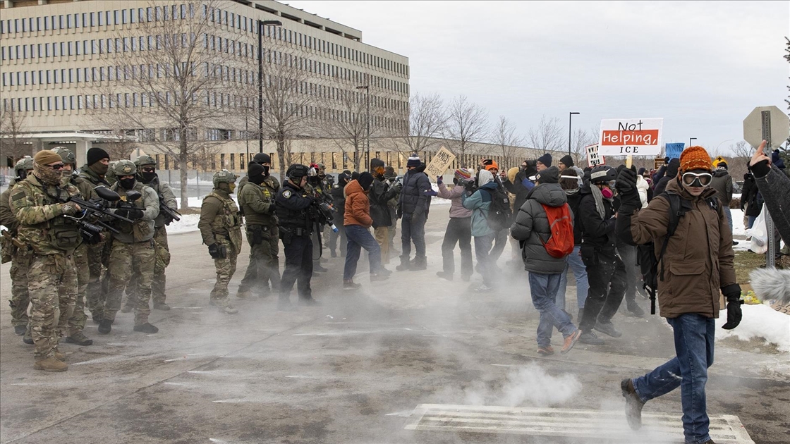 ABD'nin Minneapolis kentinde ICE karşıtı gösteri düzenlendi