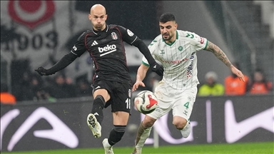 Beşiktaş, sahasında TÜMOSAN Konyaspor'u 2-1 mağlup etti