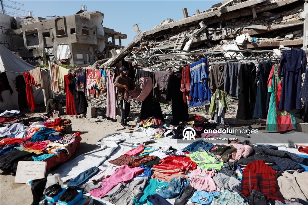 Повседневная жизнь в лагере беженцев Джебалия в Газе