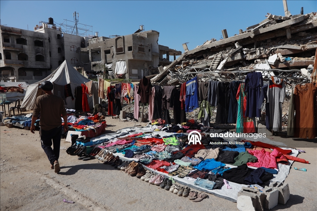 Повседневная жизнь в лагере беженцев Джебалия в Газе