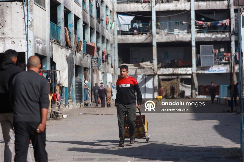 Повседневная жизнь в лагере беженцев Джебалия в Газе