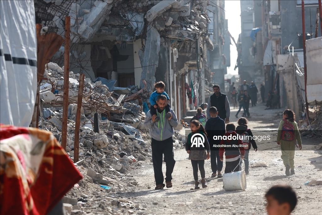 Повседневная жизнь в лагере беженцев Джебалия в Газе