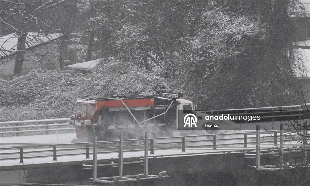 ABD’de Gianna kış fırtınası Charlotte’u etkisi altına aldı