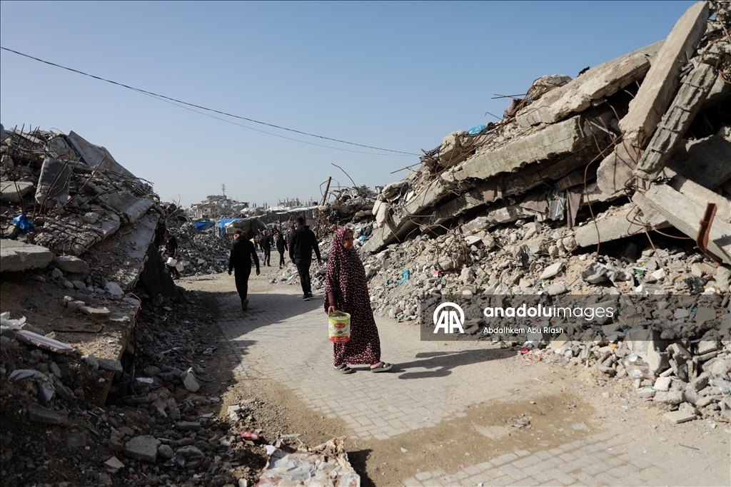 Повседневная жизнь в лагере беженцев Джебалия в Газе