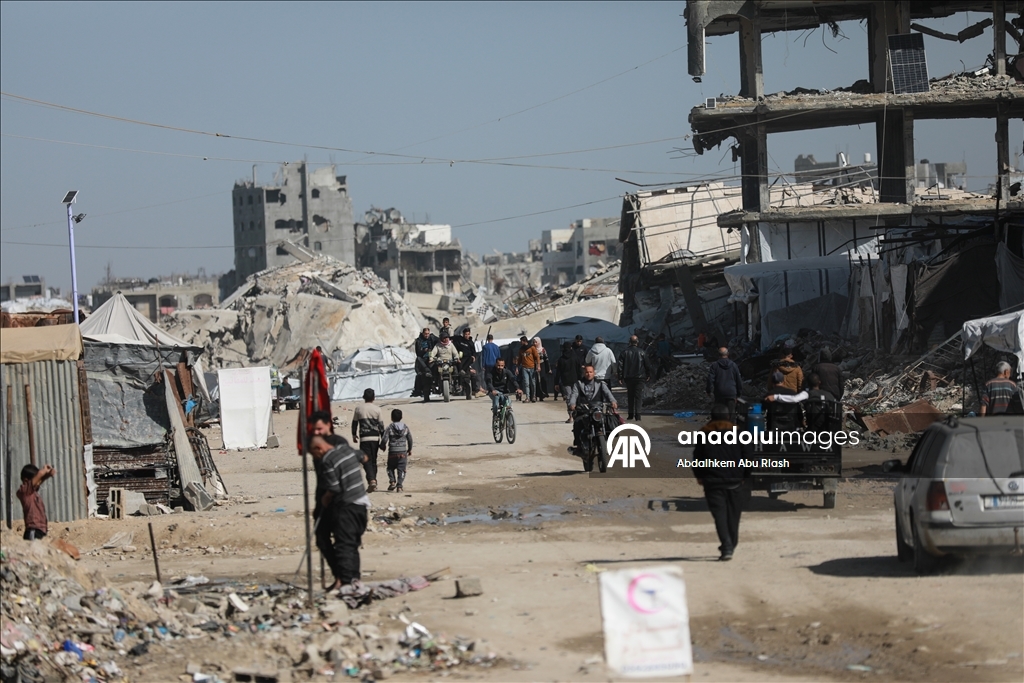 Повседневная жизнь в лагере беженцев Джебалия в Газе