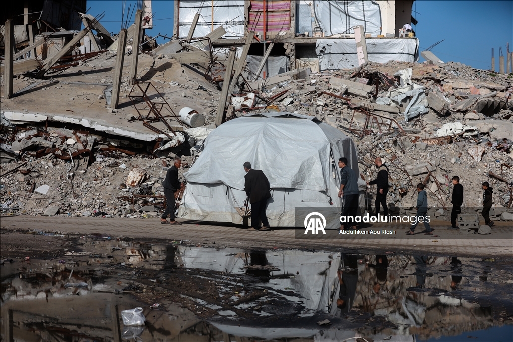 Повседневная жизнь в лагере беженцев Джебалия в Газе