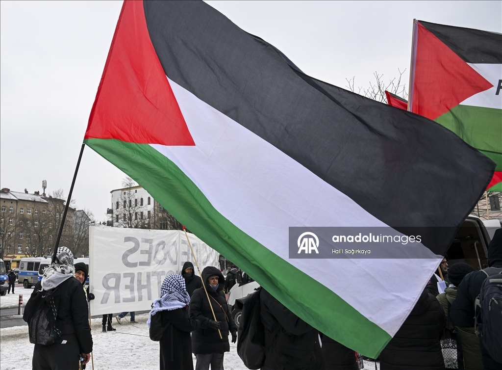 برلين.. مئات المتظاهرين يحتجون على انتهاكات إسرائيل في غزة