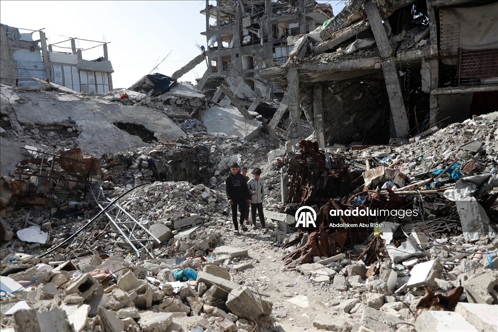 Повседневная жизнь в лагере беженцев Джебалия в Газе