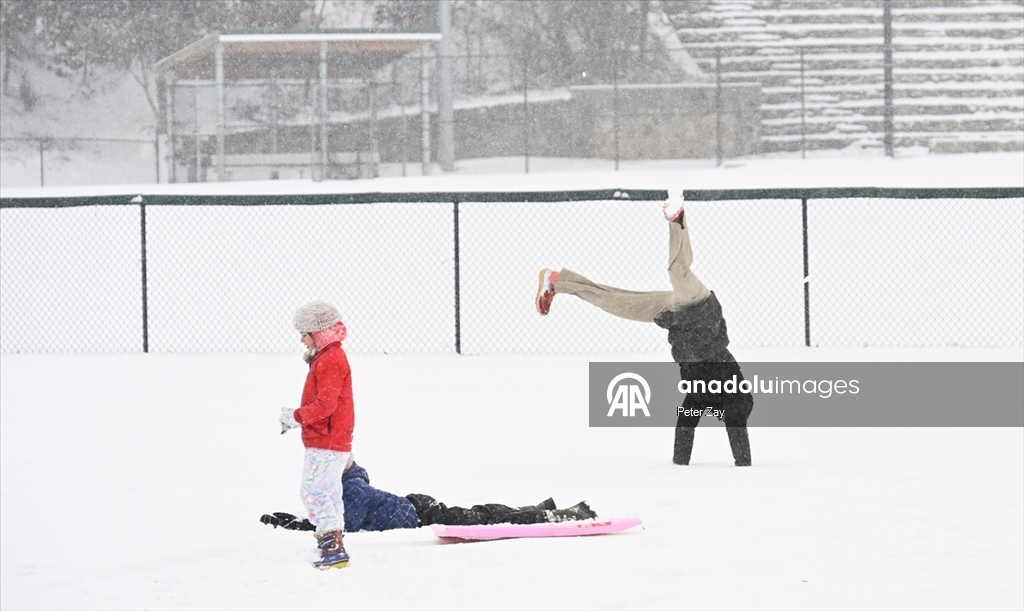 ABD’de Gianna kış fırtınası Charlotte’u etkisi altına aldı