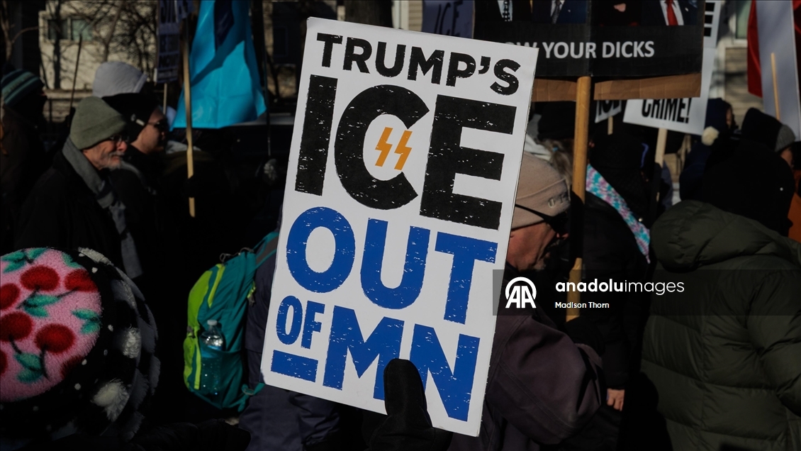 Minneapolis'te ICE karşıtı protesto düzenlendi