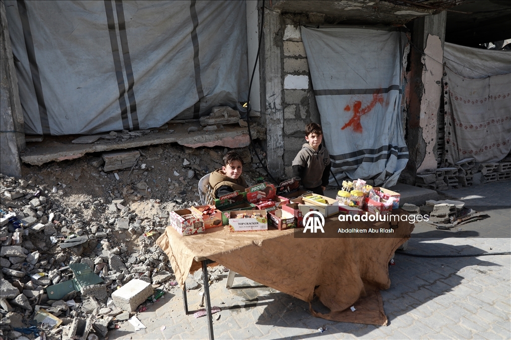 Повседневная жизнь в лагере беженцев Джебалия в Газе