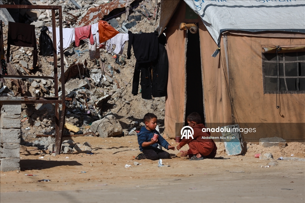 Повседневная жизнь в лагере беженцев Джебалия в Газе