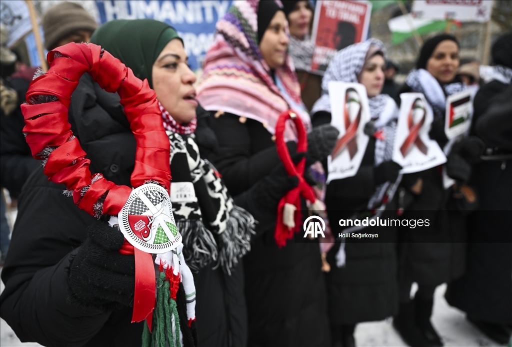 برلين.. مئات المتظاهرين يحتجون على انتهاكات إسرائيل في غزة
