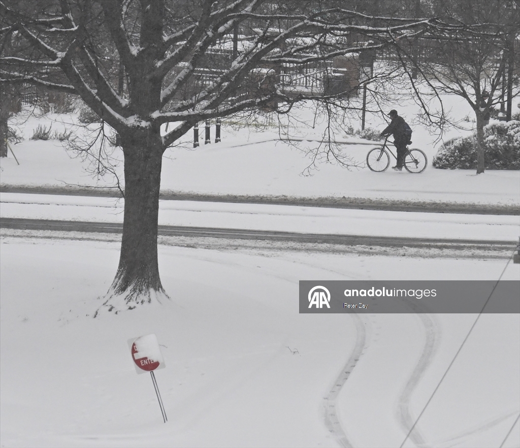 ABD’de Gianna kış fırtınası Charlotte’u etkisi altına aldı