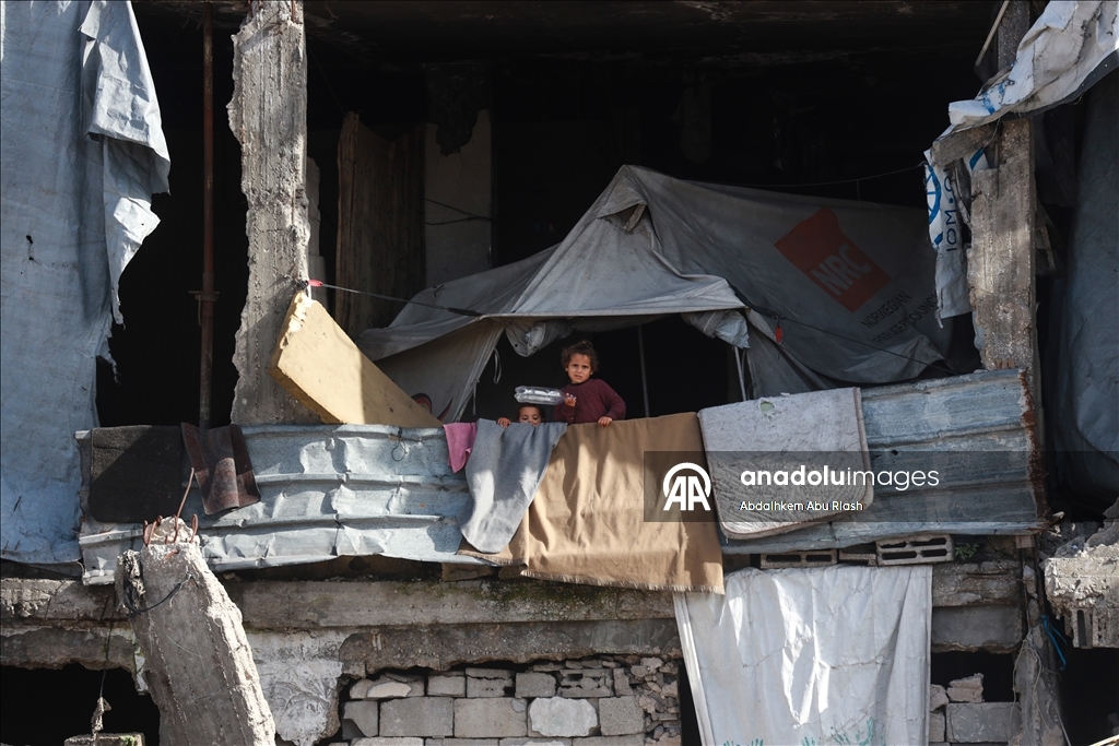 Повседневная жизнь в лагере беженцев Джебалия в Газе