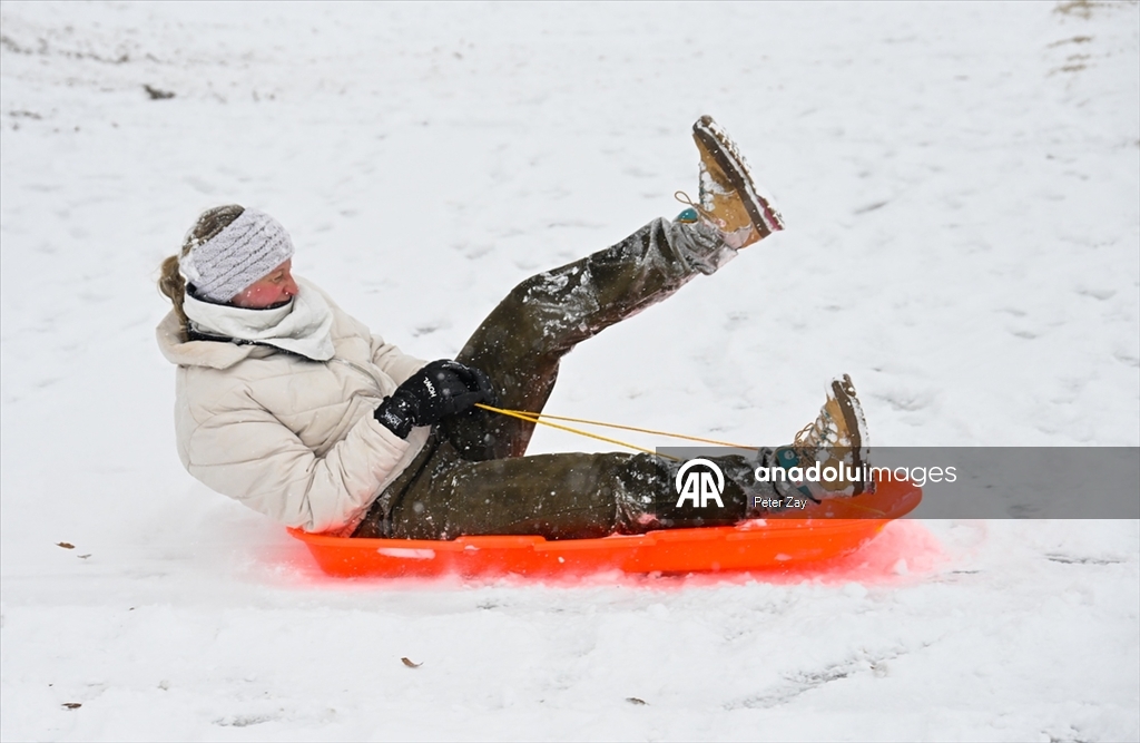 ABD’de Gianna kış fırtınası Charlotte’u etkisi altına aldı