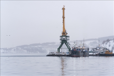 Rusya'nın Kamçatka Yarımadası'nda yoğun kar yağışı etkili oldu