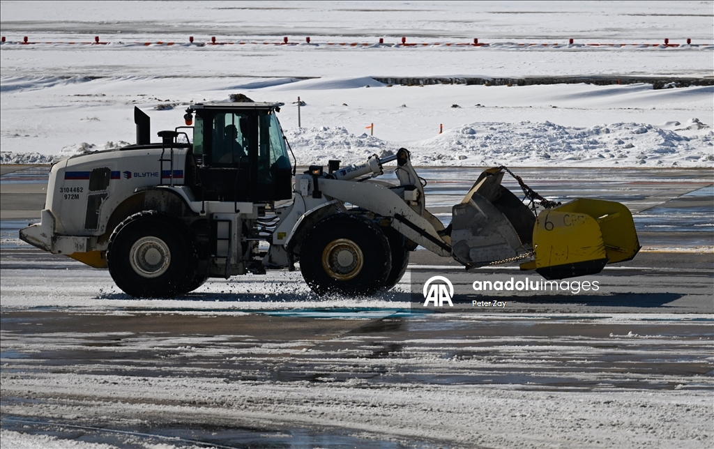 Зимний шторм Gianna накрыл город Шарлотт в США
