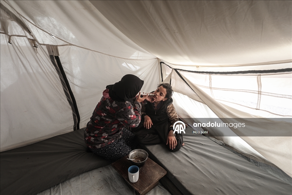 الطفل صهيب بغزة.. خرج لجلب الطعام فعاد فاقداً الكلام