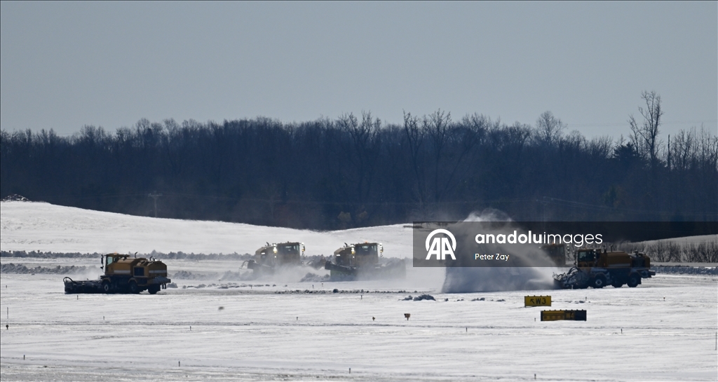 Зимний шторм Gianna накрыл город Шарлотт в США