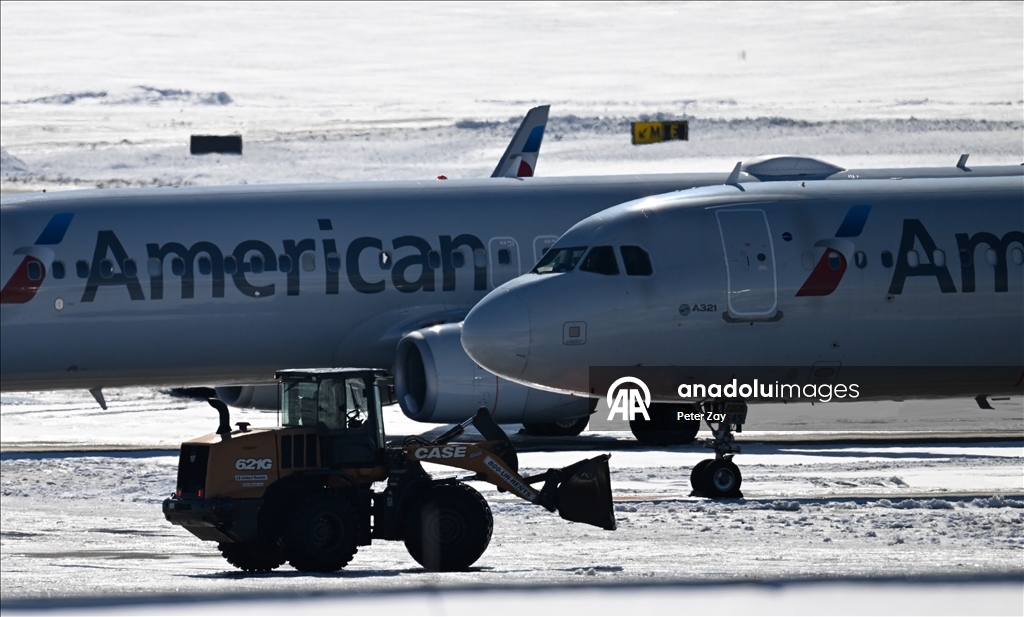Зимний шторм Gianna накрыл город Шарлотт в США