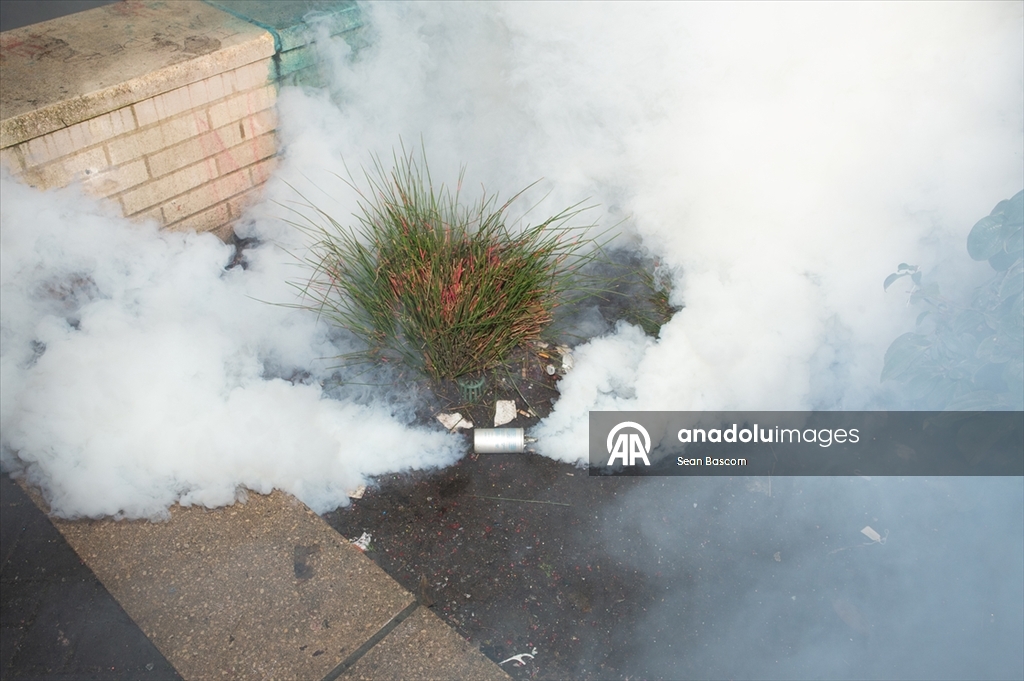 ABD'nin Portland kentindeki ICE karşıtı protestolara polis sert müdahalede bulundu