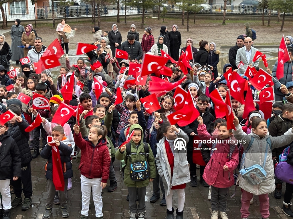 Çankırı'da okullarda ikinci dönem "Bayrak Sevgisi" temasıyla başladı