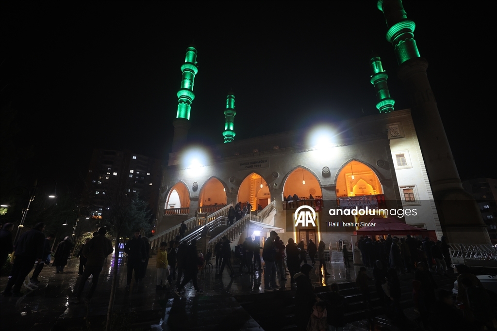 Mardin'de Berat Kandili idrak edildi