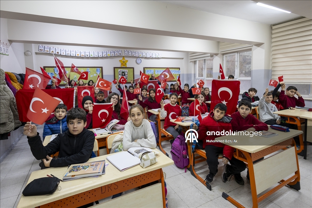 Malatya'da yarı yıl tatili sonrası ilk ders zili çaldı