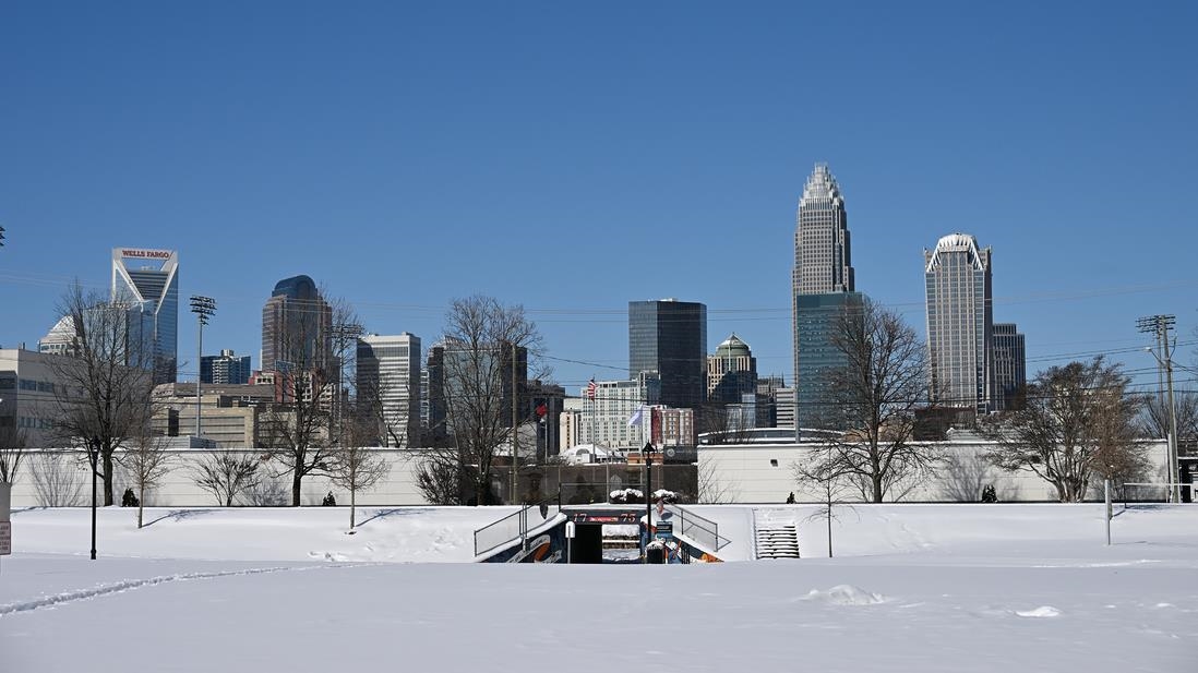 ABD’de Gianna kış fırtınası Charlotte’u etkisi altına aldı