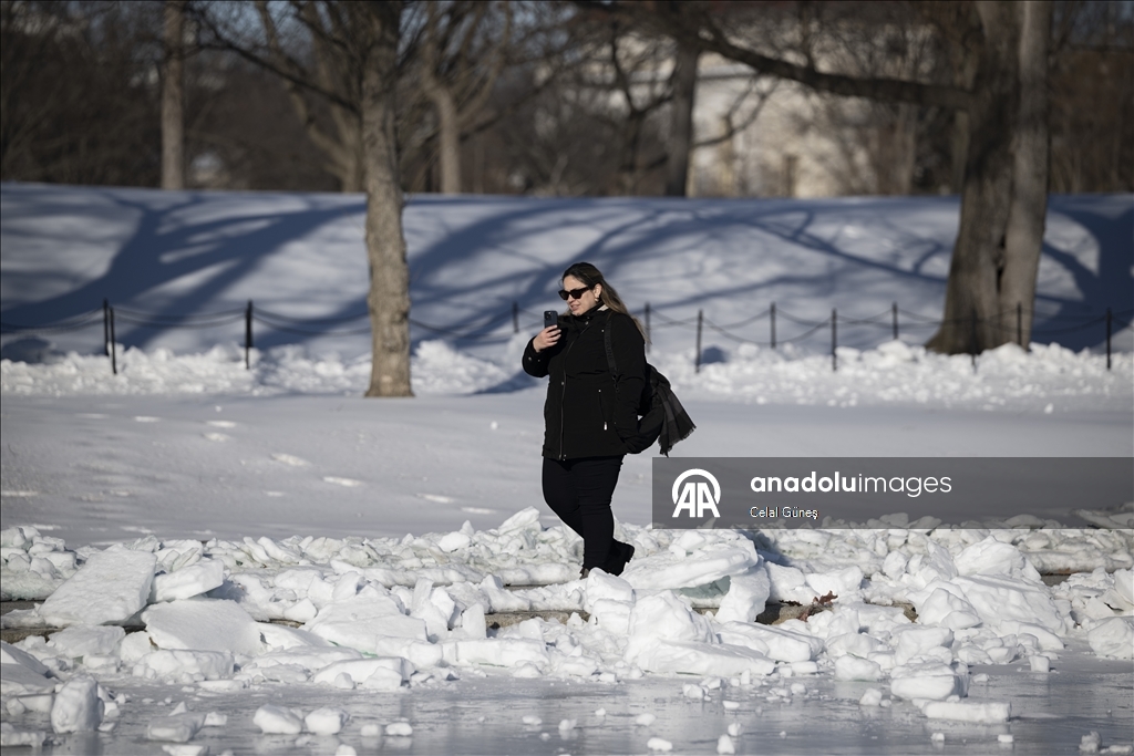 Аномальные морозы в Вашингтоне превратились в развлечение