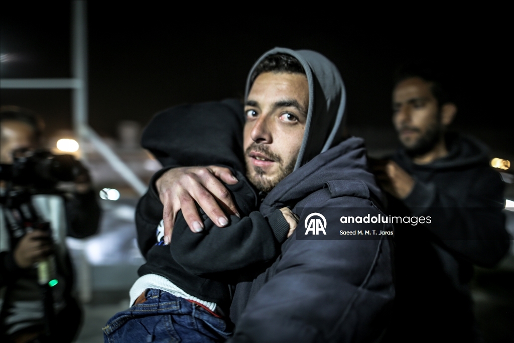 12 палестинцев, вернувшихся в сектор Газа через КПП «Рафах», доставлены в больницу «Насер»