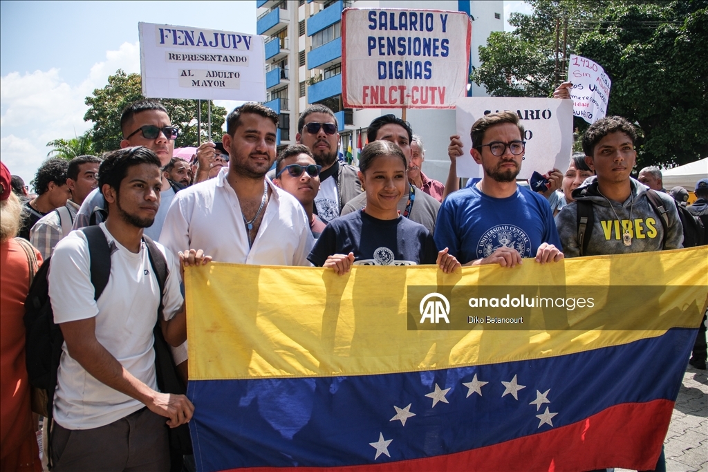 В Каракасе прошла акция протеста