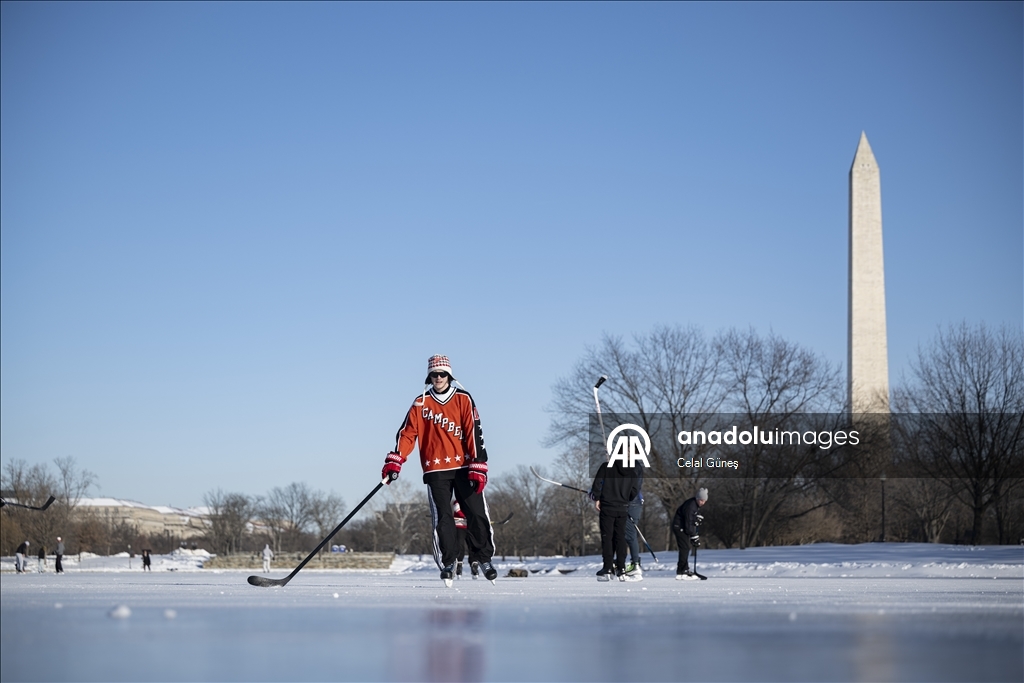 Аномальные морозы в Вашингтоне превратились в развлечение