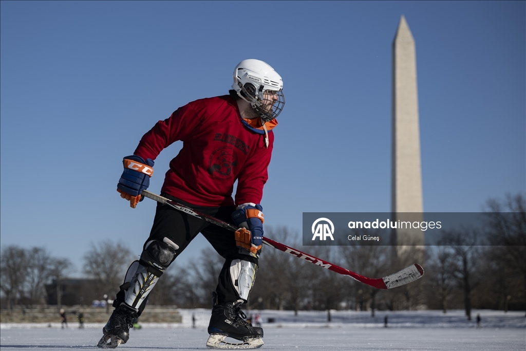 Аномальные морозы в Вашингтоне превратились в развлечение